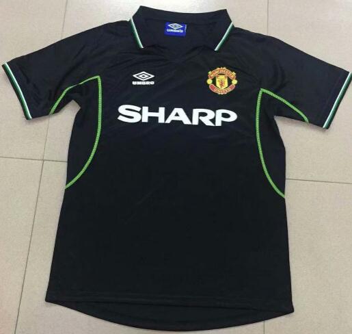 1998-1999 Manchester United Retro Third Away Soccer Jersey Shirt